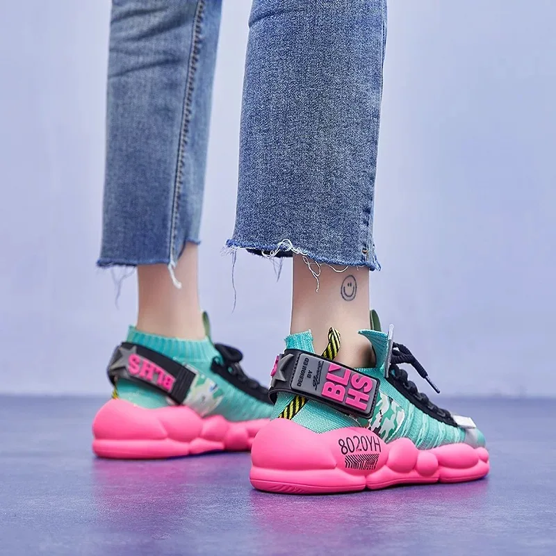 

Dumoo Girl Casual Shoes Woman Summer Sneakers Shoes Heel 5CM Chaussures Femme Platform Wedges Shoes zapatos de mujer 2019