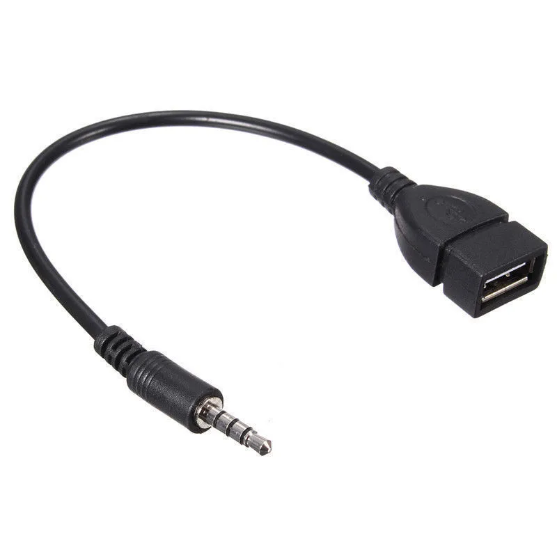 3.5mm to USB 2.0 Converter AUX Audio Cable 0.15m| | - AliExpress