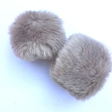 Женские наручные перчатки милые зимние теплые искусственный мех Браслет манжета Fabala