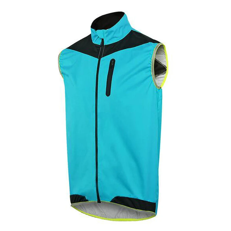 

Men Cycling Vest Windproof Waistcoat For Men Sleeveless Anti-sweat Quik Dry MTB Road Cycling Clothing 4 Size