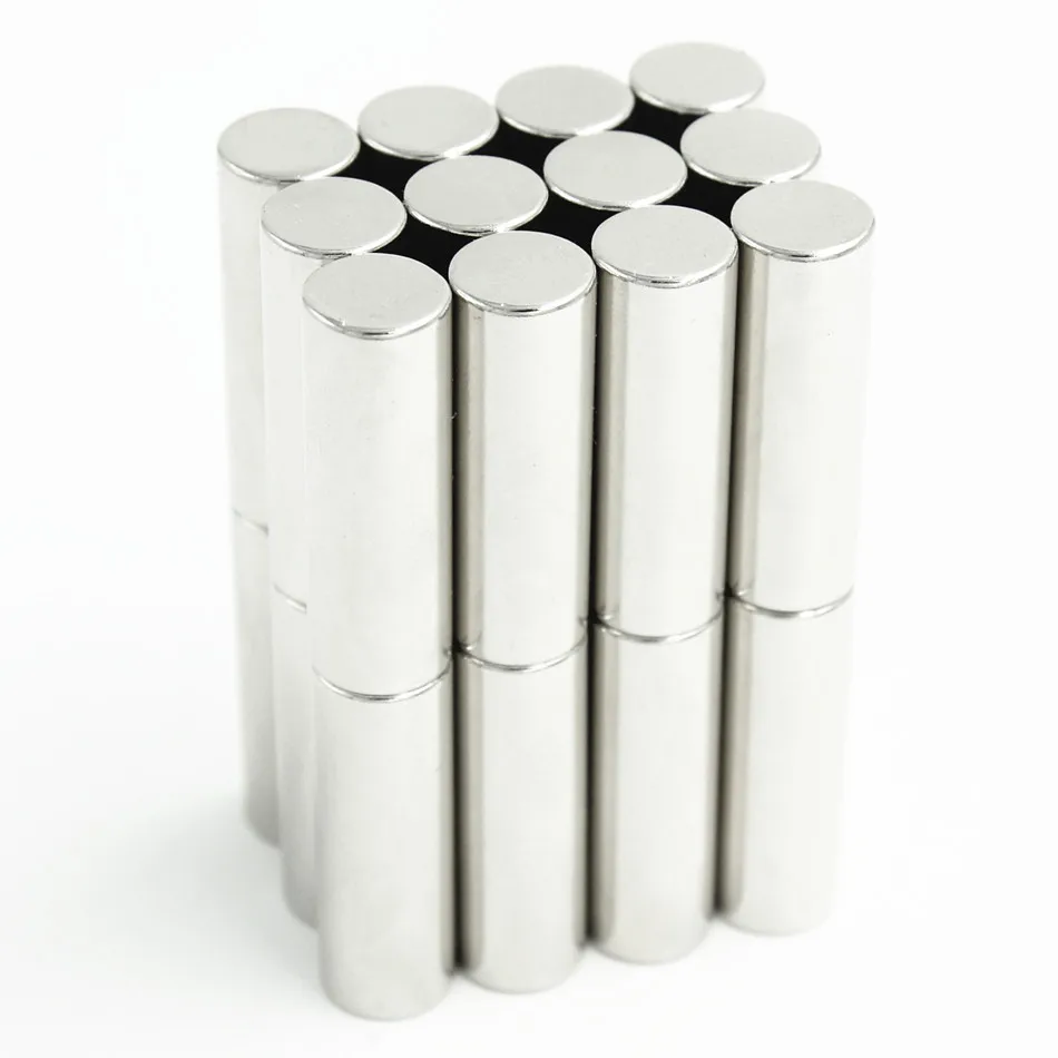 

50pcs Neodymium N35 Dia 10mm X 30mm Strong Magnets Tiny Disc NdFeB Rare Earth For Crafts Models Fridge Sticking Free Shipping