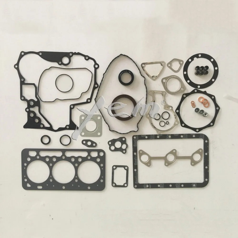 For kubota engine D902 full gasket set with cylinder head gasket on