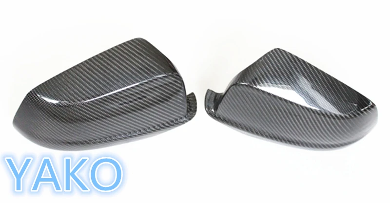

2 Pcs Carbon Fiber Rearview Mirror Cover Trim For F10/F18 2010-2013 Rear View Mirror Case Covers Caps