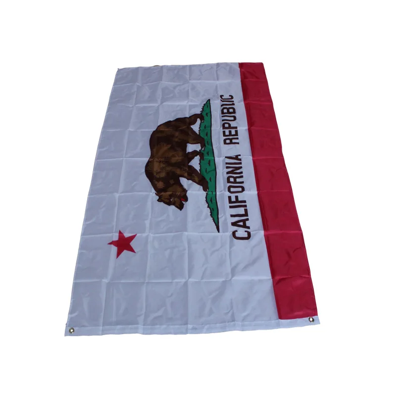 Новинка,, флаг California, флаг, 3x5 футов, 150X90 см, баннер, 100D, полиэстер, пользовательский флаг, металлический люверс