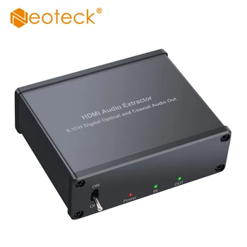 

Neoteck HDMI Audio Extractor HDMI to HDMI Optical TOSLINK SPDIF Coaxial Audio Converter Support 4K 3D For Chromecast DVD laptop