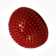 Йога полусфера физической Фитнес прибор мяч для тренировки баланса точечный массаж степпинги баланс стручки тренажерный зал Йога Пилатес красный