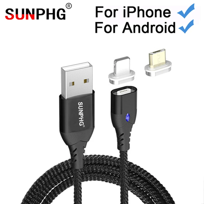 SUNPHG-3A-Magnetic-Charger-Cable-For-iphone-XS-Max-8-7-Plus-Fast-Charging-Cable-Data