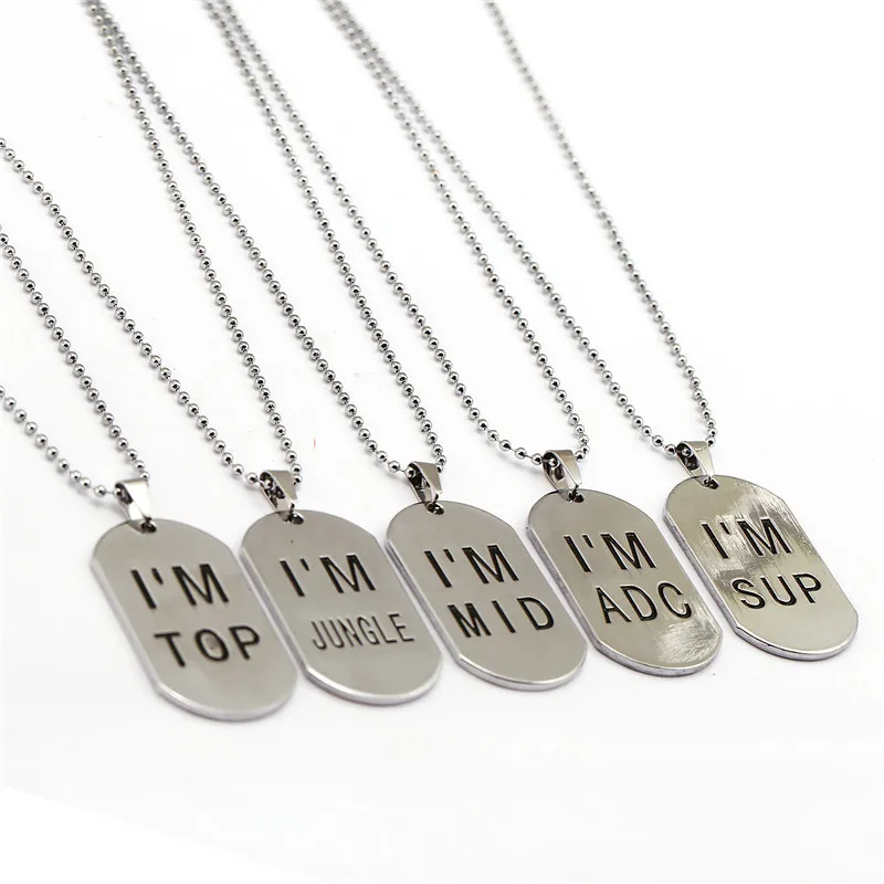 H&ampF Game Jewelry LOL alloy necklace Pendant Fight for the alliance shield car Chaveiro llaveros Cosplay Gift | Украшения и