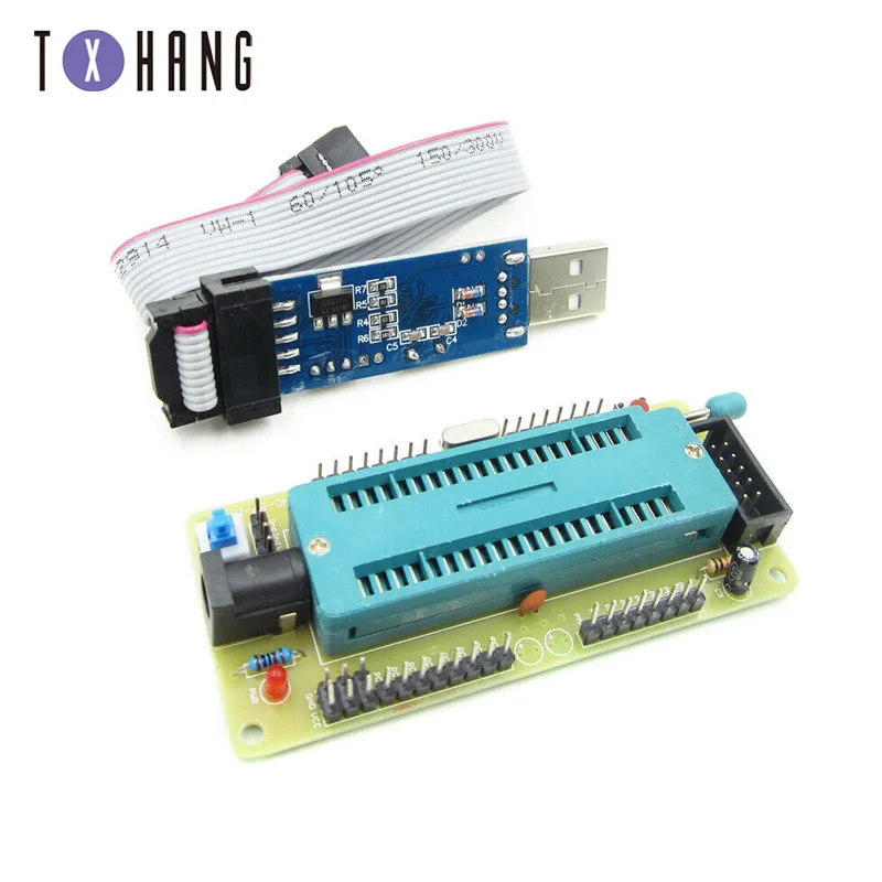 1 комплект ATMEL для ATMEGA16 ATmega32 AVR минимальная системная плата+ USB ISP USBasp программа