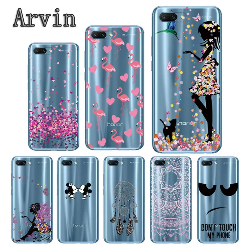 

Arvin Clear Silicone case FOR Huawei Honor 9 lite Soft TPU Case FOR Huawei Honor 10 Smart Protective Phone Cover FOR Honor 7A