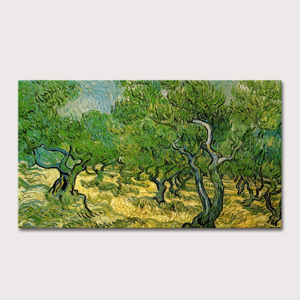 Оливковое дерево Винсента Ван Гога ручная работа репродукция Дерево картина маслом на холсте Настенная картина для гостиной