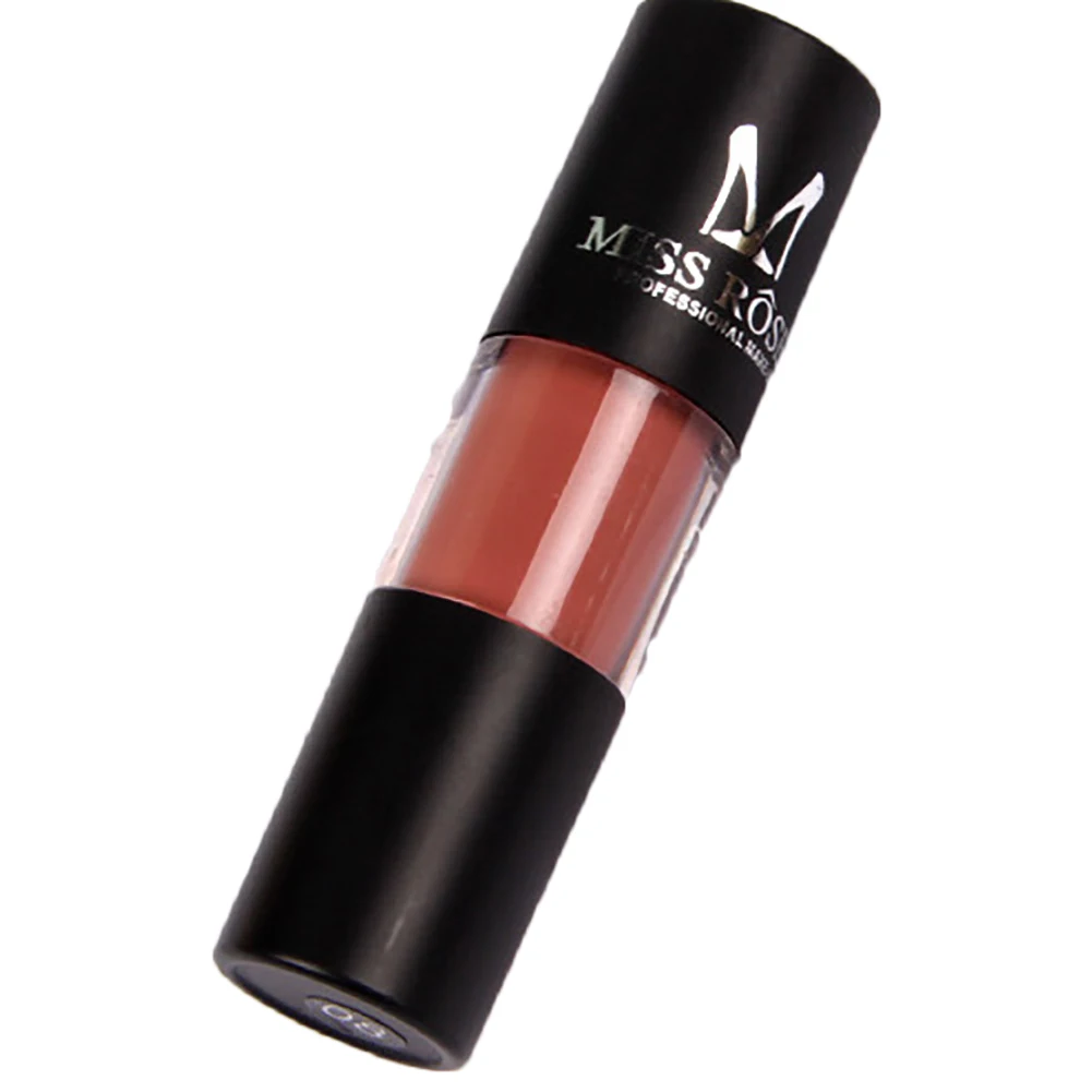 MISS ROSE Make up матовая губная помада блеск водонепроницаемый питательная жидкая помада легко макияж матовый блеск для губ - Цвет: 8