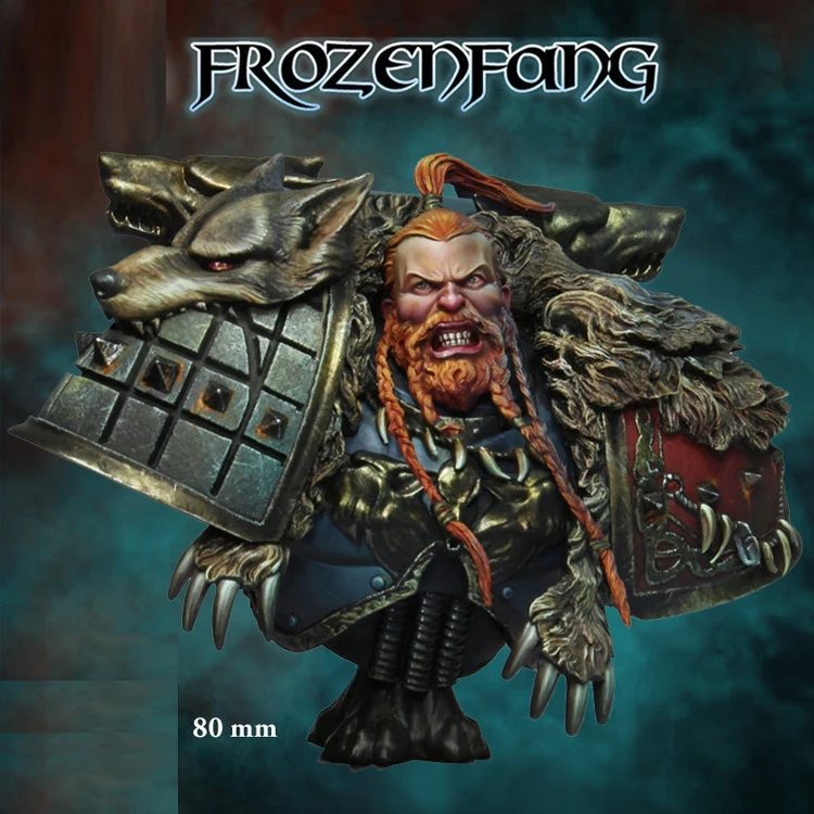 

FROZENFANG, Resin Model bust GK, Film science fiction theme, Unassembled and unpainted kit