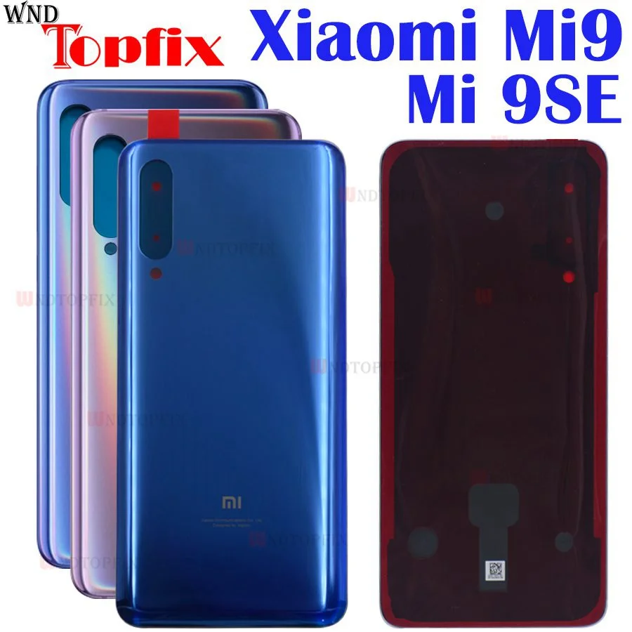 Новинка Крышка батарейного отсека для Xiaomi Mi 9 Mi9 Explore Задняя стеклянная панель