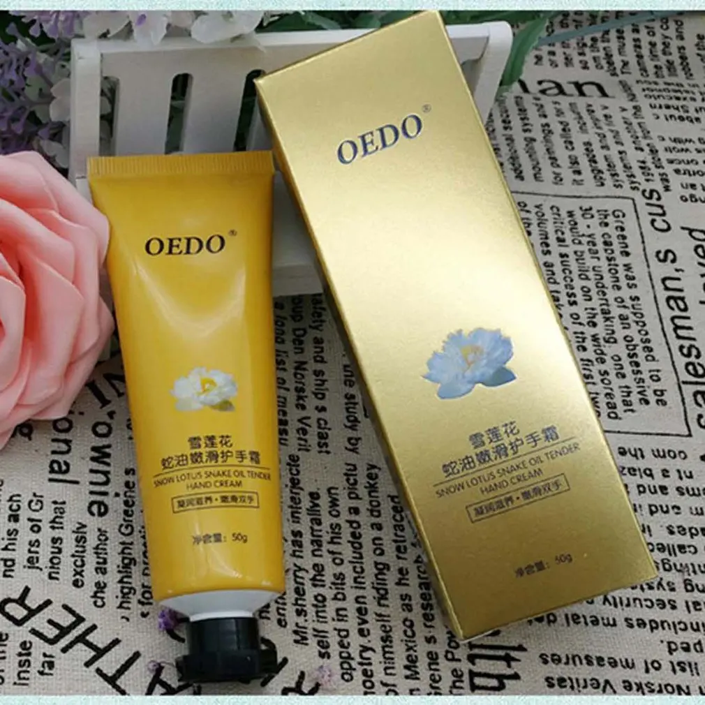OEDO Snow Lotus крем для рук со змеиным маслом коробка ухода за кожей доставка| |