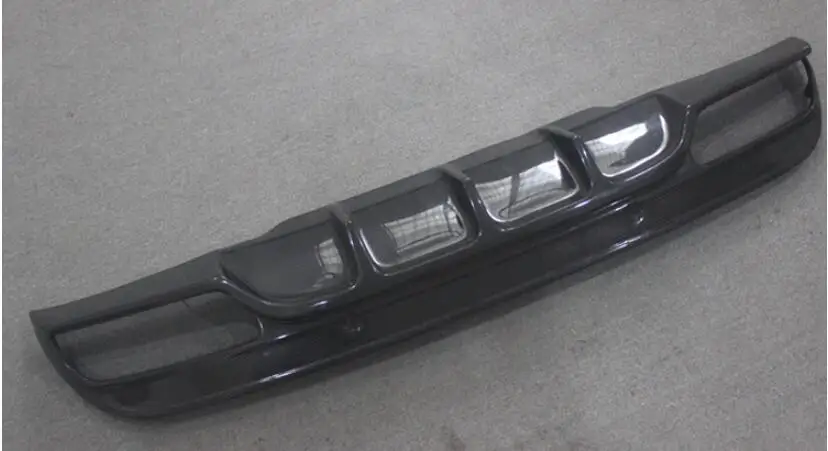 Car Carbon Fiber Rear Bumper Spoiler Lip, Car Bumper Diffuser Cover For Benz W205 C180 200 260 C63 C-Class AMG