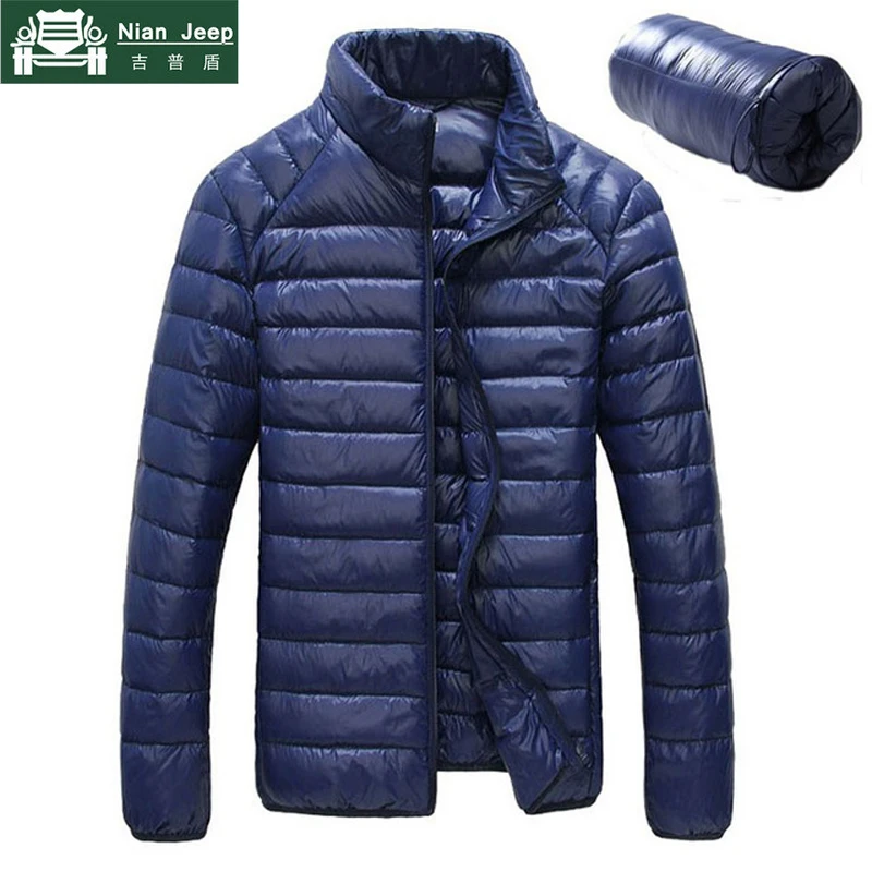 

2018 Casual Ultralight White Duck Jacket Men Autumn Warm Coats Plus Size M-5XL Windproof Mens Parka Fashion Winter Jacket Coats