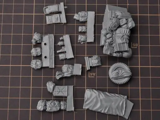 

1/35 Modified Parts Resin Sandbag Equipment For Jeep Car (WWII US Army Fury NO.4)