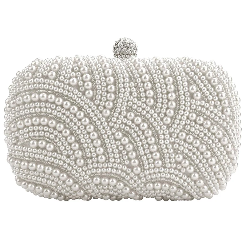 

Fashion Clutch Bag Beaded Party Bridal Handbag Wedding Evening Purse