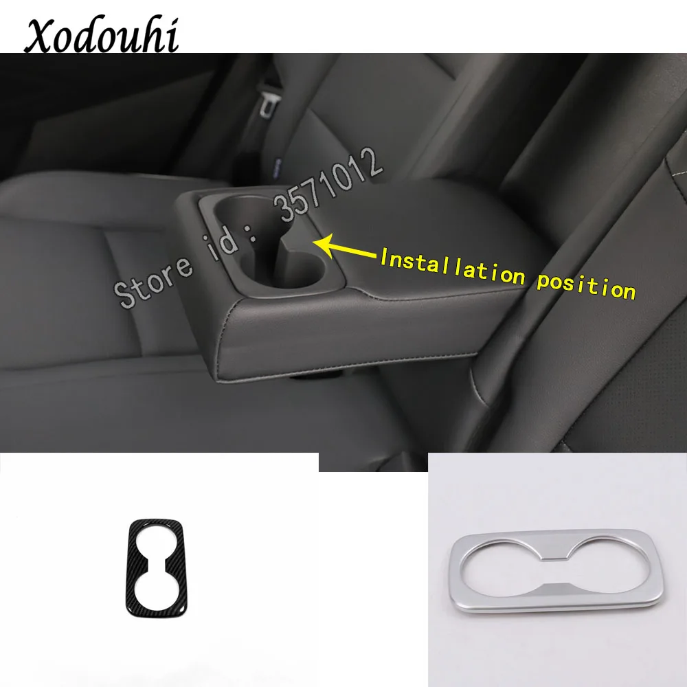 

car styling inner trim middle rear back tail Cup gear armrest glove box frame 1pcs For Hyundai Tucson 2019 2020
