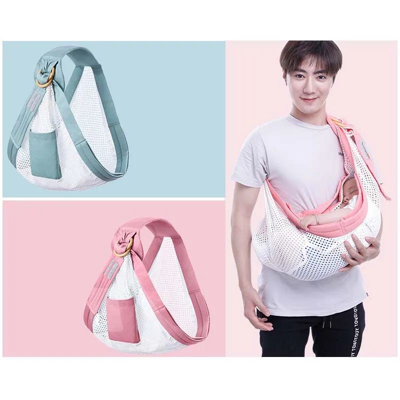 Aby слинг новорожденный полотенце для кормления грудью крест-холдинг дышащая сетка одно плечо диагональная спинка детская колыбель