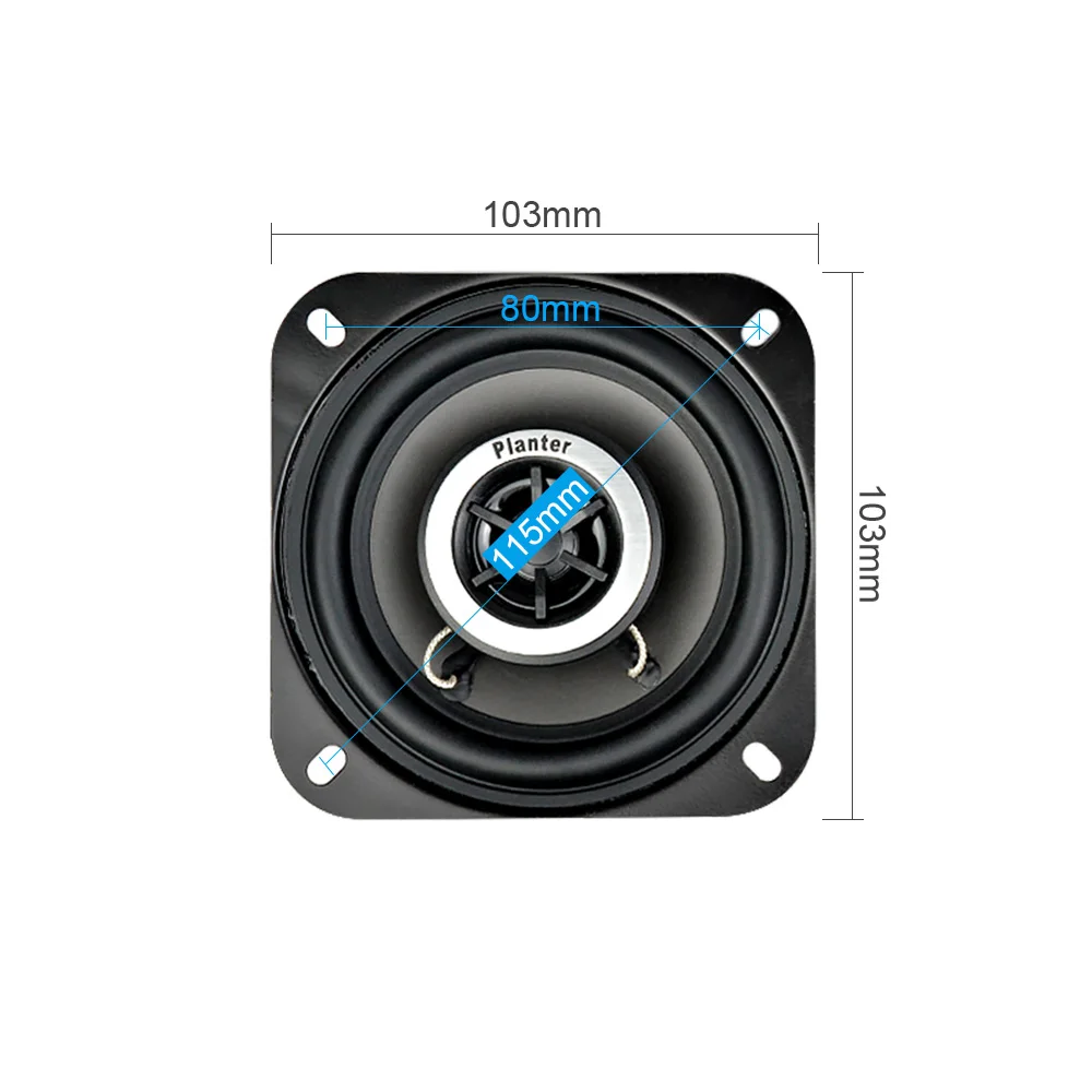 2 шт. 4 дюймовые Автомобильные колонки 4Ohm 280 Вт канальный автомобильный