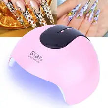 Лампа для ногтей 24 Вт Профессиональная маникюрная лампа для дизайна ногтей Гель-лак быстрое сушильное устройство светодиодный светильник