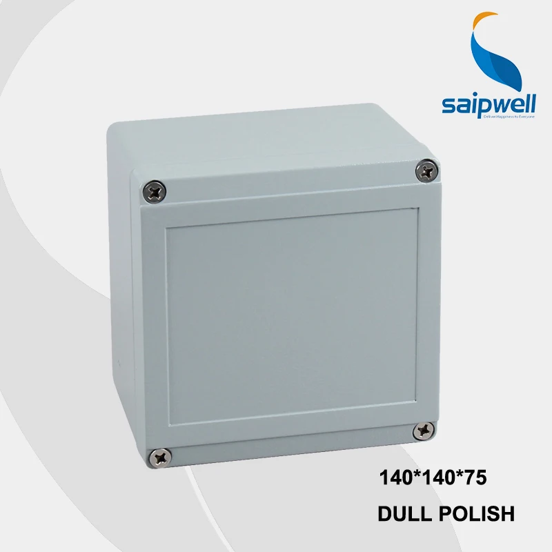 140 140 75mm Size Industrial Waterproof Aluminium Box With CE ROHS