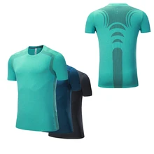 Workout Tops Men High QualityTraining tshirt Functional T-shirt Quick Dry Homme Shorts Sleeves Men Shirt Running Gym Fitness