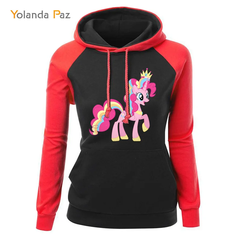 

Yolanda Paz Unicorn Print Women Hoodies Sweatshirts 2019 Harajuku Casual Long Sleeve Pullovers Female big Size Tops hoody