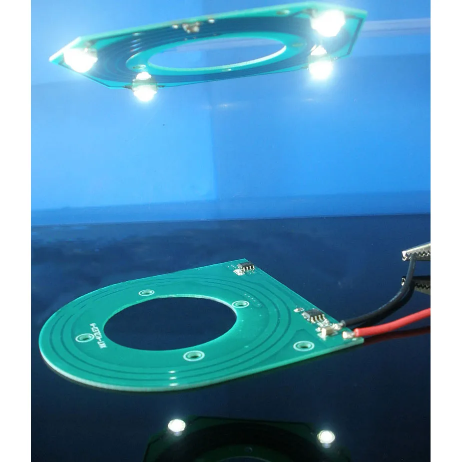 

10pcs/lot PCB Wireless Power Supply Module Adjustable Wireless Transmission Lamp Module 5V 12V 14V supply voltage Long distance