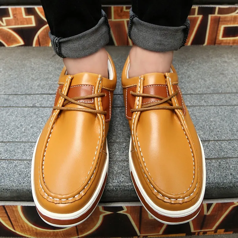 

2018 Handmade Leather Shoes Casual Men Shoes Fashion Men Flats Exquisite design Non-slip Comfortable Men Casual Shoes Loafers