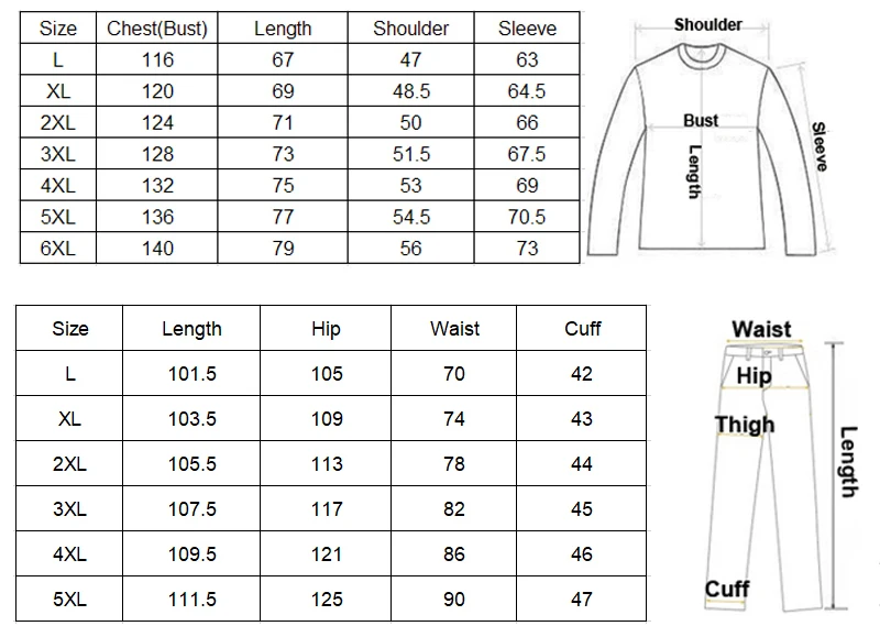 suit size 
