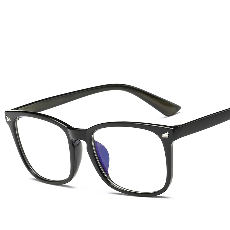 

2018 Classic Hot New Trend Man Woman Glasses Retro Fashion High Quality Designer Square Transparent Clear