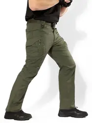 Для мужчин IX9 город Тактический Cargo Pants Для мужчин армейские военные брюки хлопок Мульти карманы растянуть гибкие повседневные штаны Для