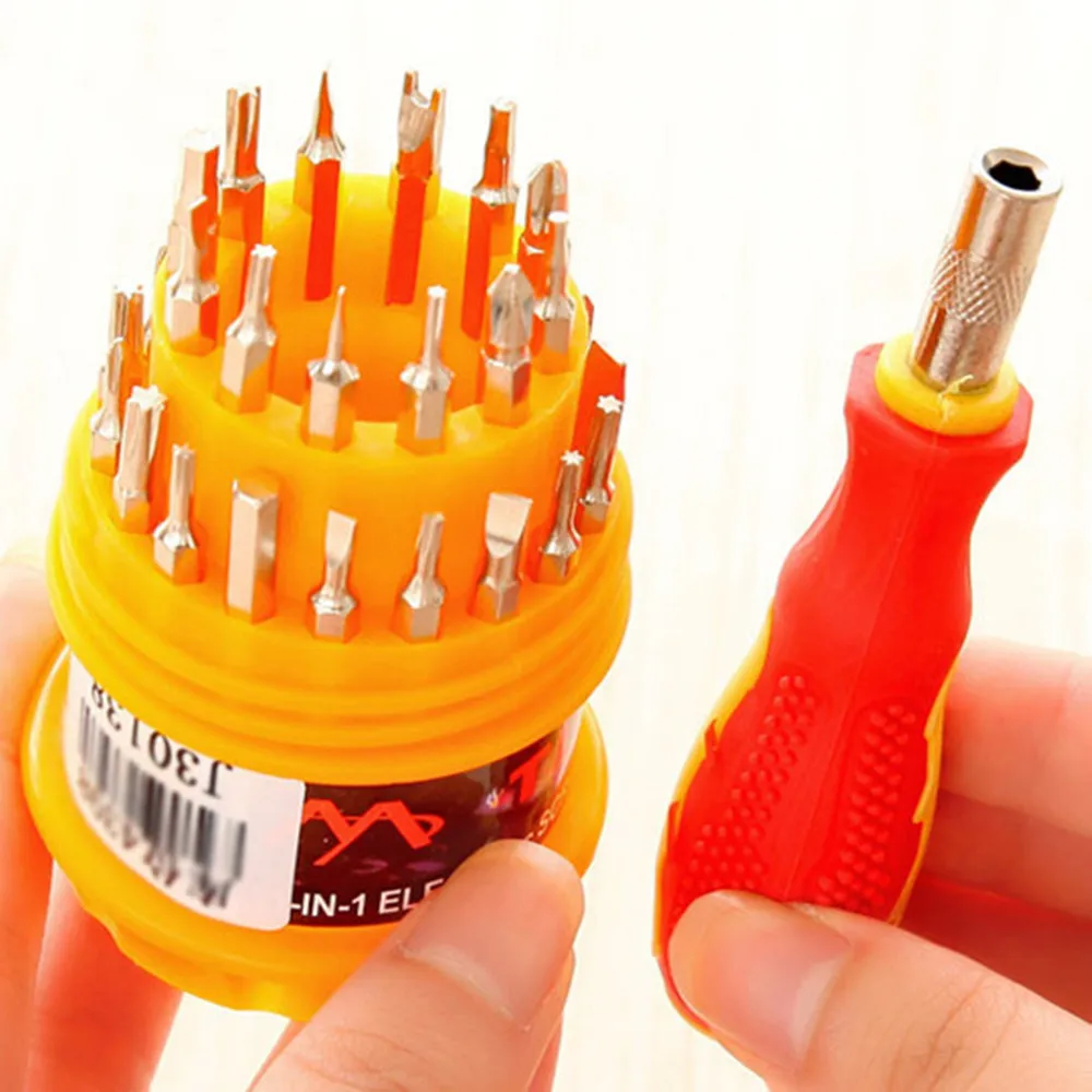 Del New Small Practical Tools 31 in 1 Electric Combination Screwdriver
