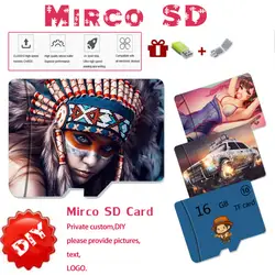 Полный 99 долларов личный заказ DIY Micro SD карта памяти TF карта высокой скоростной набор пользовательских карт памяти