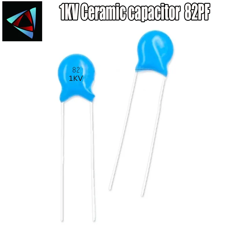 

82pF 1KV 50pcs High voltage Ceramic Capacitor Assorted kit Assortment Set