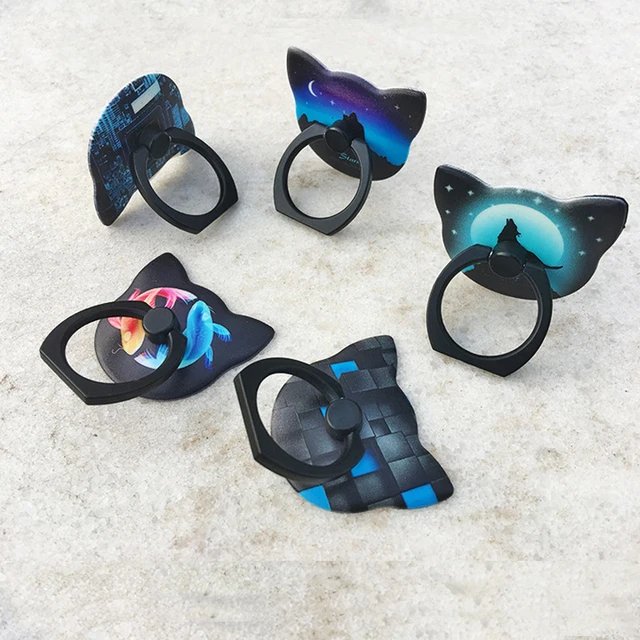 Special Price Cartoon ring phone stand Luminous Effect Interesting Night Luminous ring holder Glow in the Dark Ring Stand Holder - cat head Special Price Cartoon ring phone stand Luminous Effect Interesting Night Luminous ring holder Glow in the Dark Ring Stand Holder - cat head