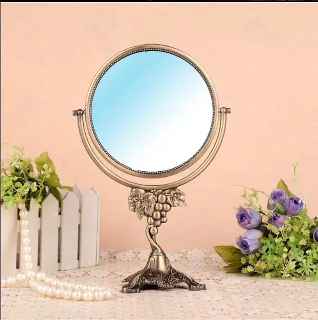 Круглое зеркало, украшение для дома, рамка для макияжа, декоративные настольные зеркала, свадебное декоративное карманное зеркало, домашнее декоративное J032