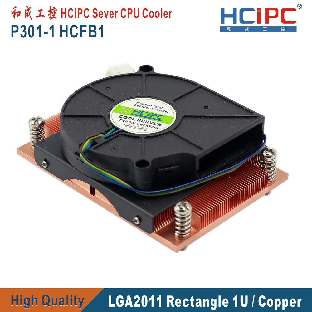 HCIPC HCFB1 LGA2011 прямоугольный кулер для ЦП 94*56 мм компьютерный радиатор вентиляторы 1U