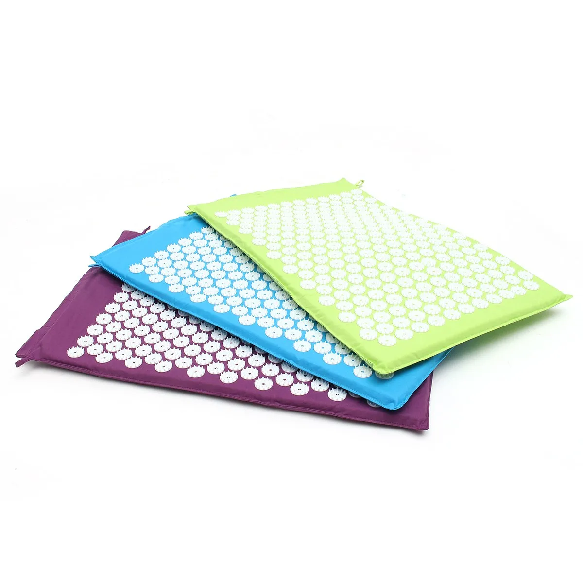 2Pcs/Set Acupressure Mat Pillow Set Back Tailbone Pillow Massager Acupuncture Spike Yoga Mat With Pillow Neck Head Pain Relief 2Pcs/Set Acupressure Mat Pillow Set Back Tailbone Pillow Massager Acupuncture Spike Yoga Mat With Pillow Neck Head Pain Relief