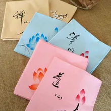 Ручная роспись Винтаж китайский натуральный хлопок носовой платок для женщин подарок модные аксессуары небольшой льняной носовой платок 30x30 см