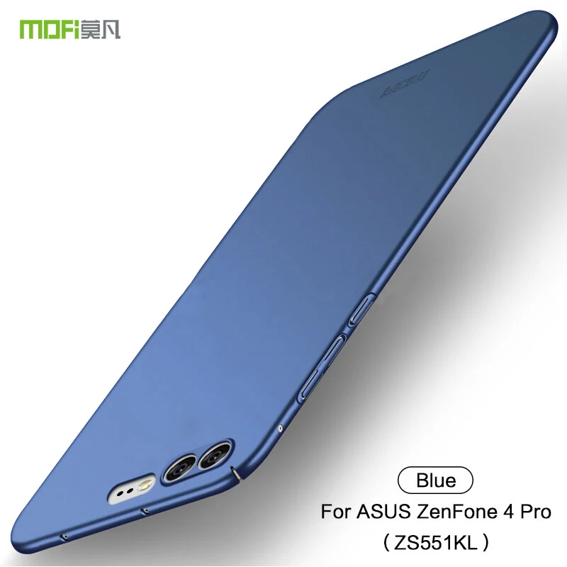 MOFI чехол для телефона для ASUS Zenfone 4 Pro ZS551KL полный защитный ультра тонкий чехол s Capas противоударный задний Чехол ZS551KL - Цвет: Blue