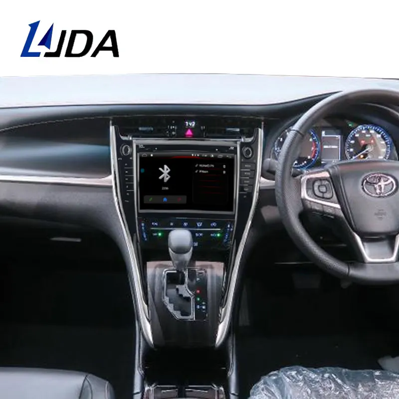 Автомобильный DVD плеер LJDA 2 Din Android 10 0 для Toyota Harrier 2013 2015 2016 2017 Wi Fi GPS радио ГБ + 16