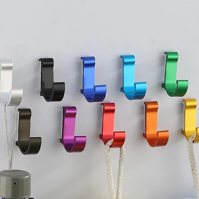 

Aluminum creative hooks coat hook clothes hook solid single hook