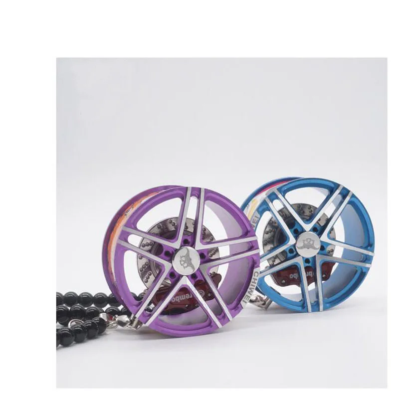 

2019Car Ornaments Rearview Mirror Pendant Tyre Key Rings Al Alloy Hanging Key Chain Wheels Tires Keychains Automotive products
