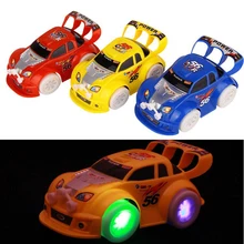 1 шт. электронные игрушки с автоматическим управлением, мигающий музыкальный автомобиль для детей, электрический Универсальный Детский автомобиль Brinquedos, забавные игрушки для детей