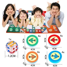 Большой Летающий шахматы родитель-ребенок интерактивный полёт шахматный ковер ползающий коврик игровой коврик Детские игрушки