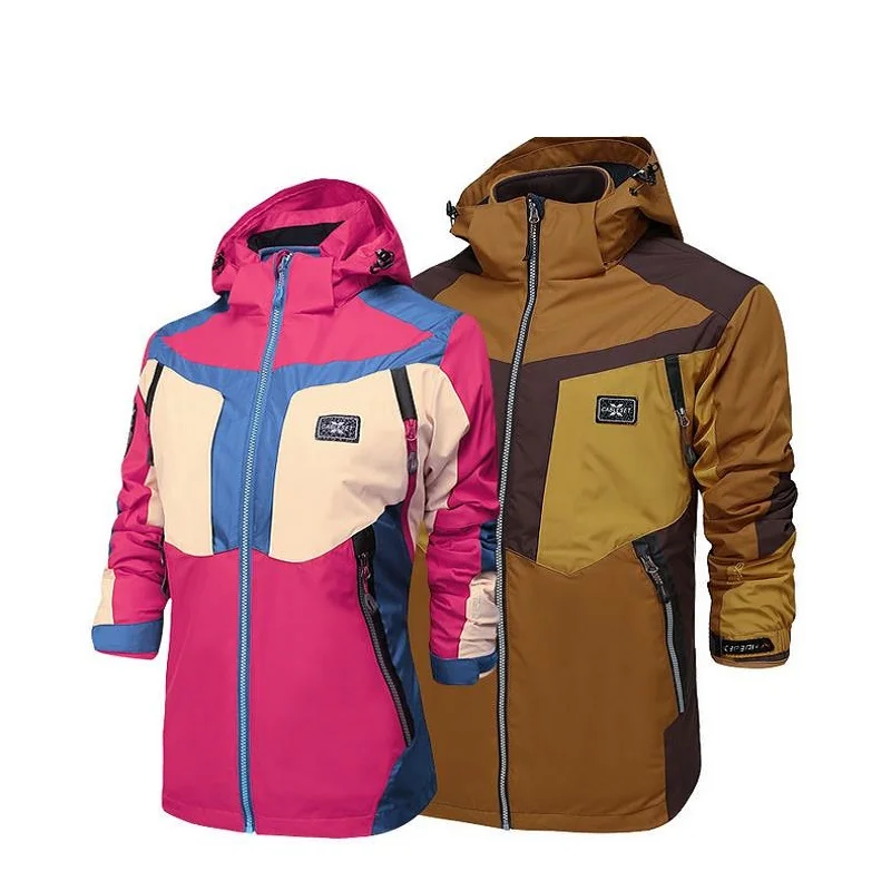 

Lovers 3 in 1 Men Hiking Jackets Two Pieces Outdoors Windbreaker Winter Warm Coats 2 in 1 Trekking Camping Jacket Man